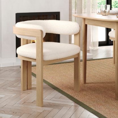 An Image of Lovato Dining Chair Natural