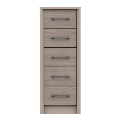 An Image of Dolan Wide 8 Drawer Chest Light Oak