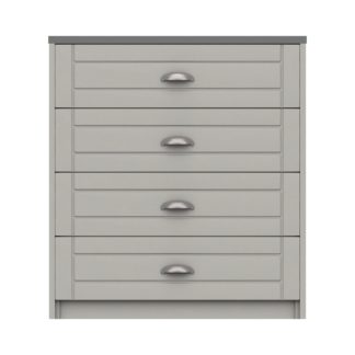 An Image of Darwin 4 Drawer Chest Grey