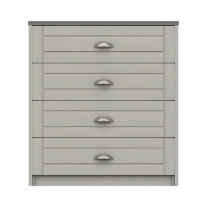 An Image of Darwin 4 Drawer Chest Grey