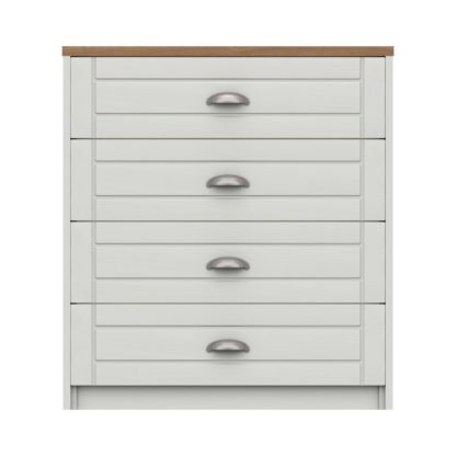 An Image of Darwin 4 Drawer Chest Grey