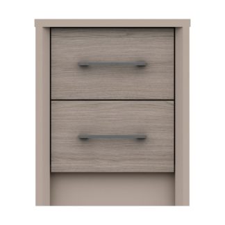 An Image of Dolan 2 Drawer Bedside Table Light Oak