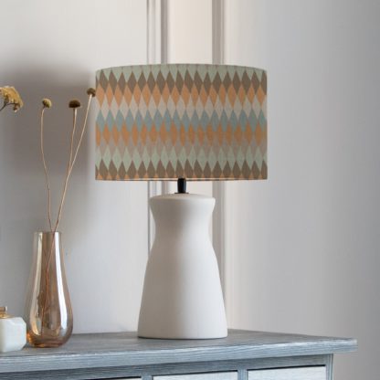 An Image of Albury Table Lamp with Mesa Shade Mesa Sand Beige