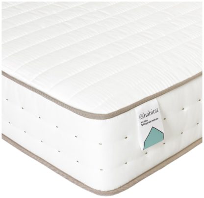 An Image of Habitat Ari Natural 1000 Pocket Bliss Mattress - Double