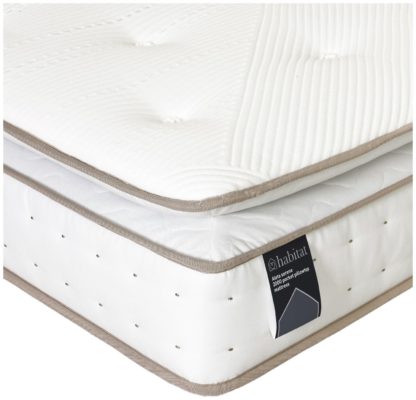 An Image of Habitat Aleta Natural 2000 Pkt Pillowtop Mattress - Double