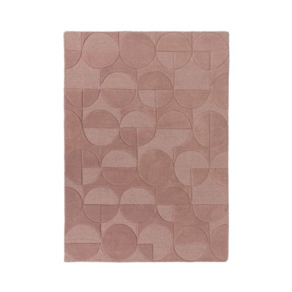 An Image of Gigi Geometric Rug Grey