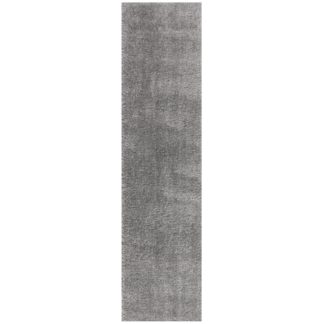 An Image of Indulgence Shaggy Runner Indulgence Pale Grey