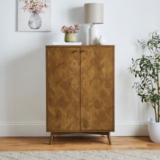 An Image of Farris Small Sideboard Dark Oak