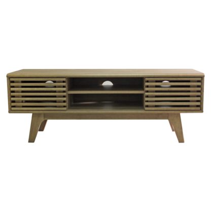 An Image of Copen Riviera Oak 120 TV Unit Riviera Oak