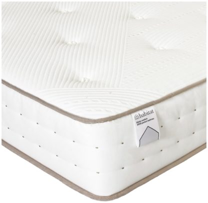 An Image of Habitat Aleta Natural 2000 Pocket Comfort Mattress - Double