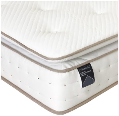 An Image of Habitat Pia Natural 1500 Pkt Pillowtop Mattress - Double