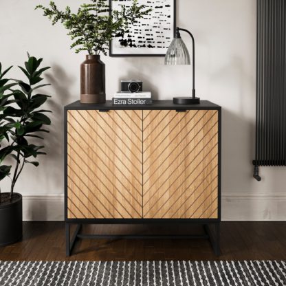 An Image of Nixon 2 Door Sideboard Black