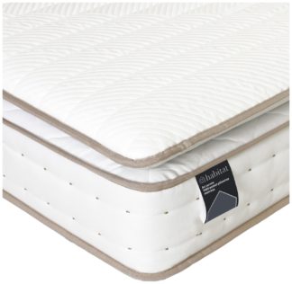 An Image of Habitat Ari Natural 1000 Pkt Pillowtop Mattress - Double