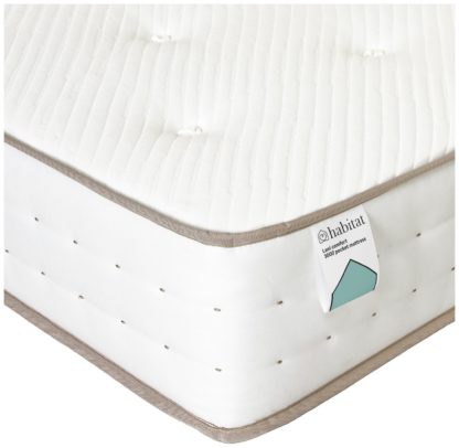 An Image of Habitat Lani Natural 3000 Pocket Comfort Mattress - Double