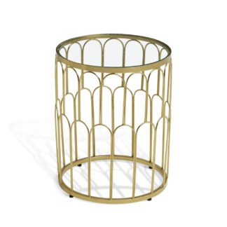 An Image of Habitat Elba Side Table - Gold