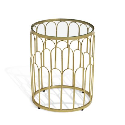 An Image of Habitat Elba Side Table - Gold