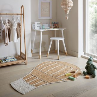 An Image of Hot Air Balloon Jute Rug Natural