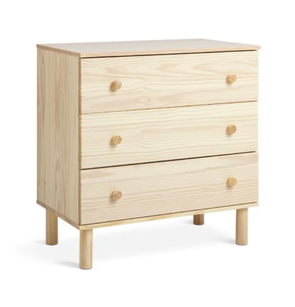 An Image of Habitat Akio 3 Drawer Chest - Pine