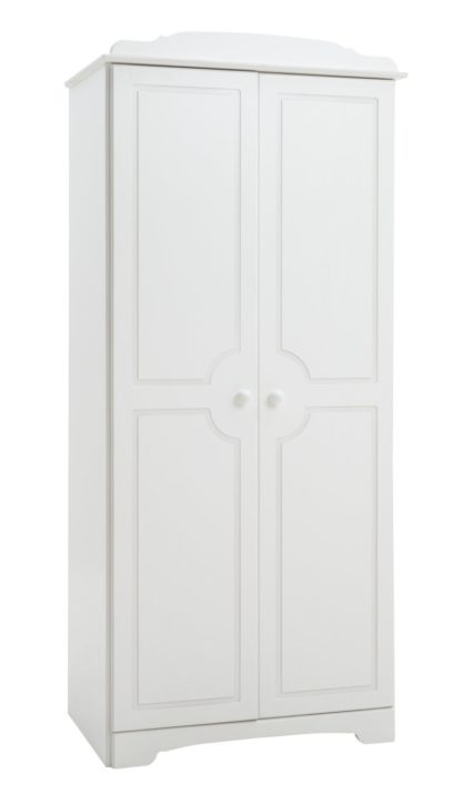 An Image of Argos Home Nordic 2 Door Wardrobe - White