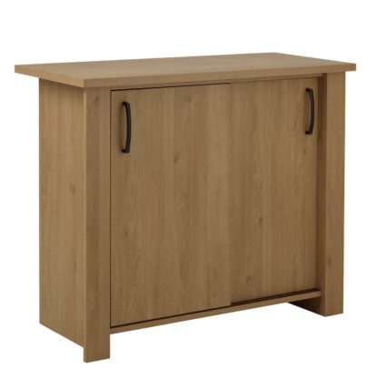 An Image of Argos Home Oakham 2 Door Sideboard - Oak