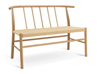 An Image of Habitat Scottie Solid Wood Dining Bench - Natural