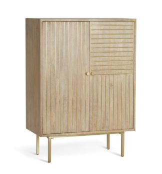 An Image of Habitat Samara 2 Door Sideboard - Natural