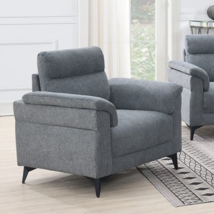 An Image of Roxy Armchair Grey