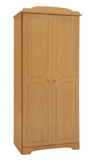 An Image of Argos Home Nordic 2 Door Wardrobe - Pine