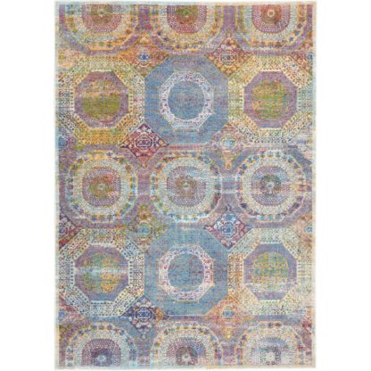 An Image of Ankara Global 5 Round Rug MultiColoured