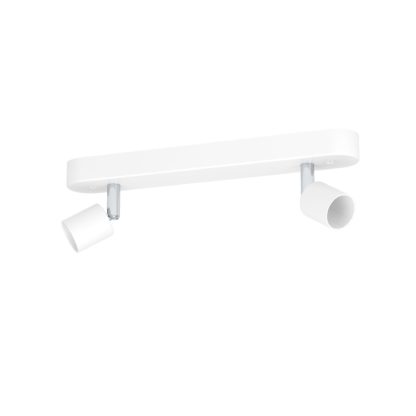 An Image of EGLO Stecci-E 2 Light Adjustable White Spotlight White