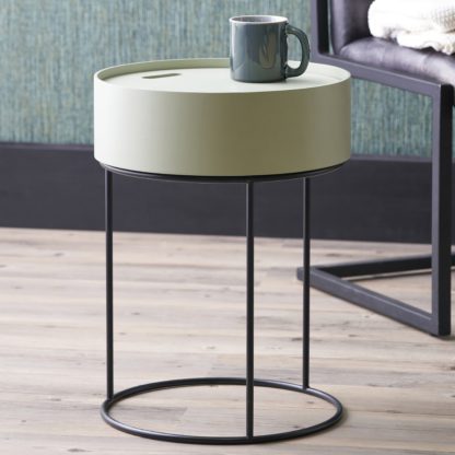 An Image of Hugo Storage Side Table Black