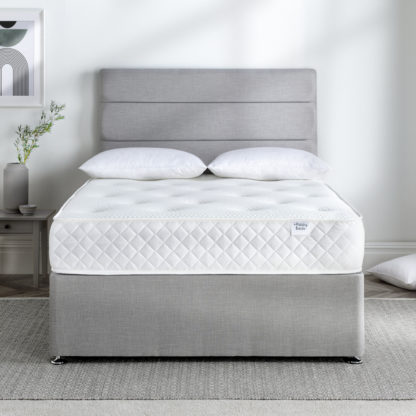 An Image of Calder - Small Single - Spring Memory Foam Tufted Mattress - Fabric - 2ft6