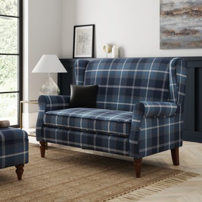 An Image of Oswald Small 2 Seater Sofa Grey