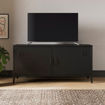 An Image of Helga Metal TV Stand Red