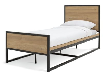 An Image of Habitat Loft Living Single Bed Frame - Oak