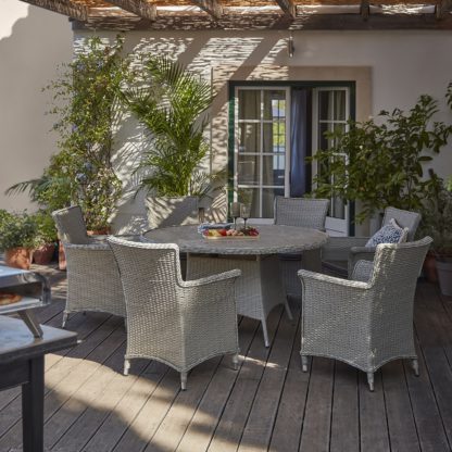 An Image of Antonia 6 Seater Garden Dining Set