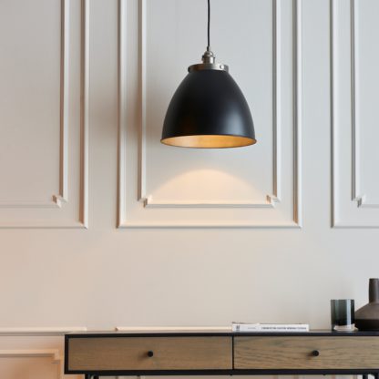 An Image of Vogue Elijah Industrial Pendant Light Taupe