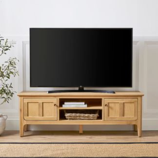 An Image of Walton Wide TV Unit for TVs up to 55" Light Oak