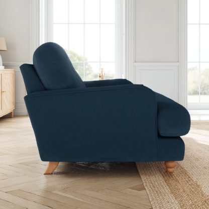 An Image of Martha Matte Plush Velvet Snuggle Sofa Matte Plush Velvet Olive