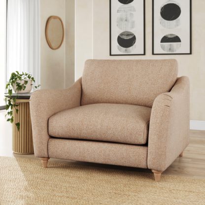 An Image of Hattie Cosy Weave Snuggle Sofa Cosy Weave Natural