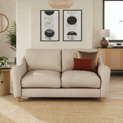 An Image of Hattie Cosy Weave 2 Seater Sofa Cosy Weave Natural