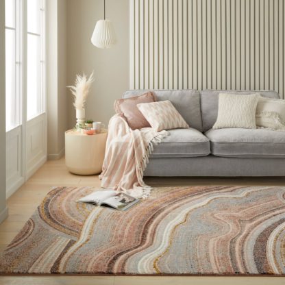 An Image of Amara Soft Plush Rug Grey