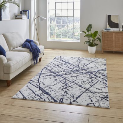 An Image of Artemis Abstract Rug Silver