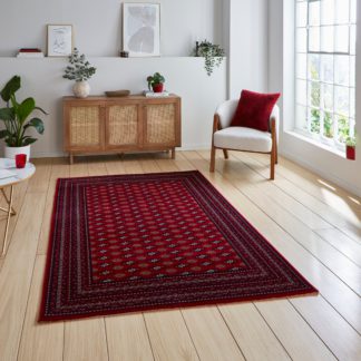 An Image of Dubai Vintage Rug Red