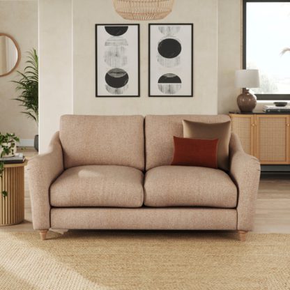 An Image of Hattie Cosy Weave 2 Seater Sofa Cosy Weave Natural