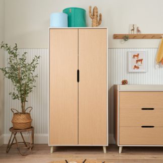 An Image of Tutti Bambini Fika Wardrobe Light Oak