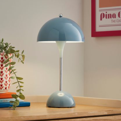 An Image of Kaoda Rechargeable Touch Dimmable Table Lamp Red