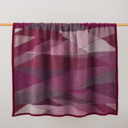 An Image of Supersoft Enigmatic Cotton Blanket Purple