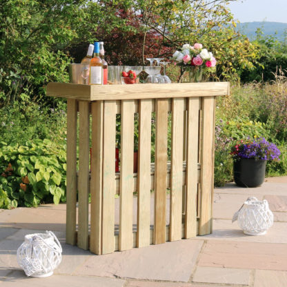 An Image of Folding Garden Bar Natural