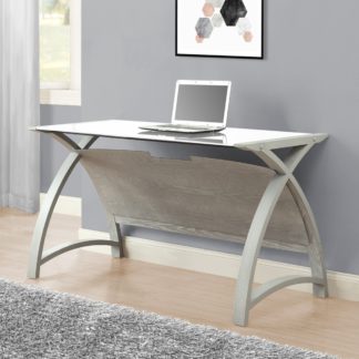 An Image of Helsinki Wide Desk Grey